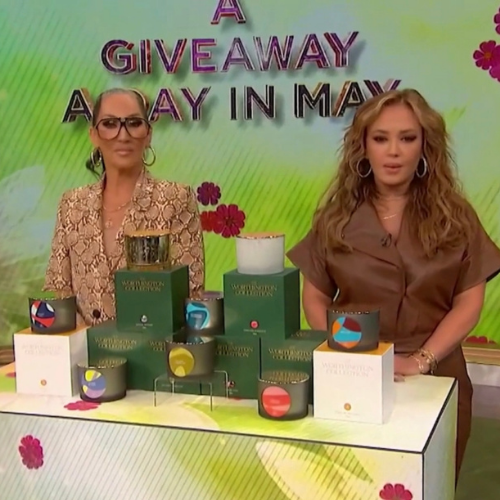 The Worthington Collection candles on The Wendy Williams Show.